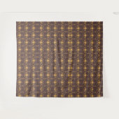 Art-Deco-Muster mit fächerförmigen Motiven  Wandteppich (Vorderseite (Horizontal))