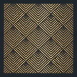 Art Deco Muster. Nahtlose schwarze und goldene Bac Künstlicher Leinwanddruck<br><div class="desc">Art Deco Muster. Nahtloser schwarzer und goldener Hintergrund. Skalen oder Muscheln kreuzen sich über den Schmuck. Minimalistisches geometrisches Design. Vintage Linien. Motive aus den 1920-30er Jahren. Luxus-Vintage Illustration</div>