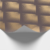 Art Deco Muster. Nahtloser goldener Hintergrund. M Geschenkpapier (Ecke)