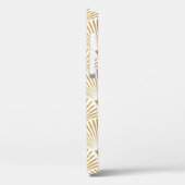 Art Deco Muster. Nahtloser weißer und goldener Hin Case-Mate iPhone Hülle (Rückseite / Links)