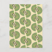 Art-Deco-Muster Postkarte (Vorderseite)