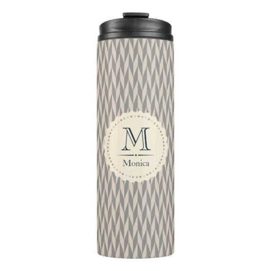 Art Deco-Muster Thermosbecher (Vorderseite)
