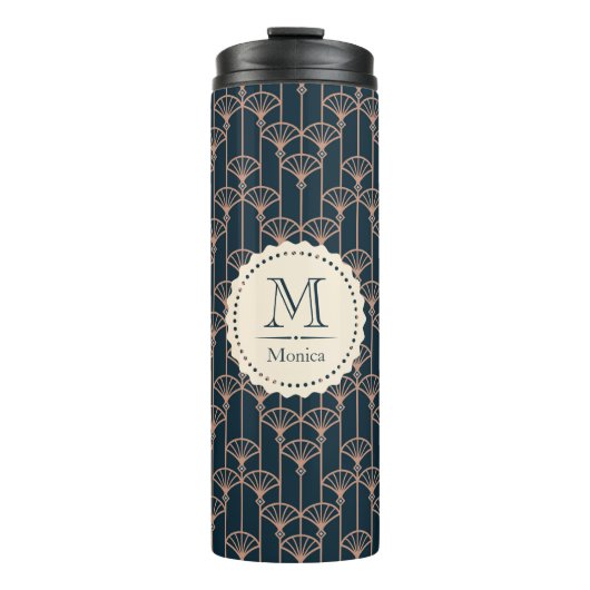 Art Deco-Muster Thermosbecher (Vorderseite)