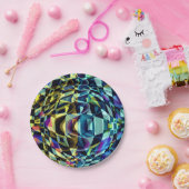 Art Deco Muster - Tiefe und optische Täuschung Pappteller (Party)