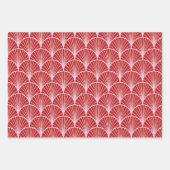 Art Deco Muster Weihnachten Geschenkpapier Set (Vorderseite 3)