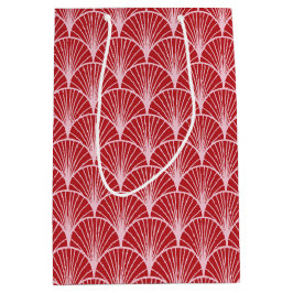 Art Deco Muster Weihnachten Mittlere Geschenktüte