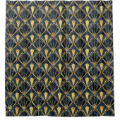 Art-Deco-Musterliebhaber Duschvorhang (Vorderseite)