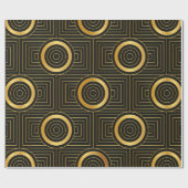 Art Deco nahtlos Vintage Tapete Muster Geschenkpapier (Flach)