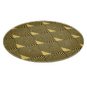 Art Deco: Nahtlose Dekoration Schneidebrett (Ecke)