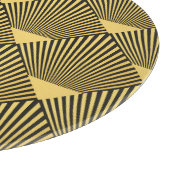 Art Deco: Nahtlose Dekoration Schneidebrett (Ecke)