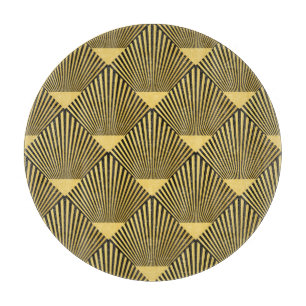 Art Deco: Nahtlose Dekoration Schneidebrett
