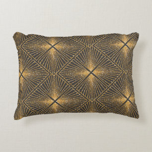 Art Deco Nahtlose geometrische Muster. Elegant Wal Dekokissen