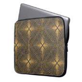 Art Deco Nahtlose geometrische Muster. Elegant Wal Laptopschutzhülle (Vorderseite Links)