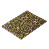 Art Deco nahtlose luxuriöse geometrische Muster. G Notizblock (Linke Seite)