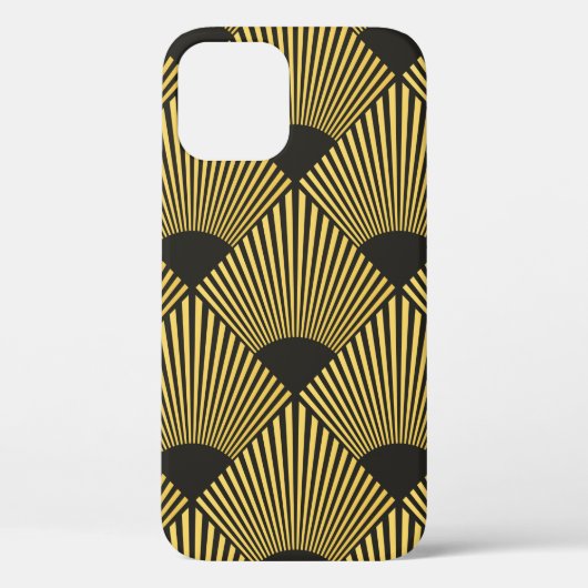 Art Deco nahtloses Muster Case-Mate iPhone Hülle (Rückseite)