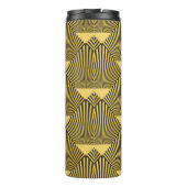 Art Deco nahtloses Muster. Dekoration Thermosbecher (Rückseite)