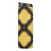 Art Deco nahtloses Muster. Vintage Dekoration Thermosbecher (Nach rechts gedreht)