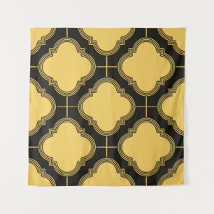 Art Deco nahtloses Muster. Vintage Dekoration Wandteppich
