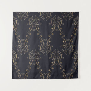 Art Deco nahtloses Muster. Vintage-Hintergrund mit Wandteppich