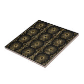 Art Deco nahtloses Sternenexplosions-Geometrisches Fliese (Seite)