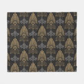 Art Deco: Nahtloses Vintages Hintergrundbild Fleecedecke (Vorderseite (Horizontal))