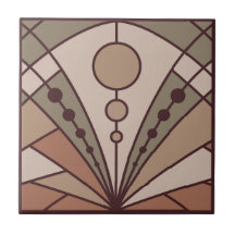 Art Deco (natürliche Terracotta-Farbtöne)