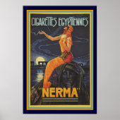 Art Deco Nerma Cigarette Ad Poster 13 x 19 (Vorne)