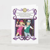 Art Deco New Year's Card Feiertagskarte (Vorderseite)