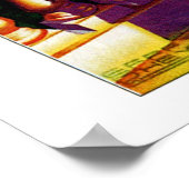 Art Deco Nice Côte d'Azur Poster (Ecke)