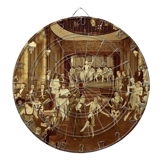 Art Deco Night Club Dartscheibe (vorne)