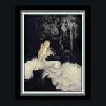 Art Deco "Night Garden" von Louis Icart Poster<br><div class="desc">Schönes Art Déco der 20er Jahre, Print von Louis Icart. 11x14 hier gezeigt. Auch in den Standard 8x10 und 16x20 erhältlich, sowie in Sondergrößen.</div>