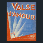 Art Deco Noten in den 1920ern Poster<br><div class="desc">Ein Deko-Stil,  der von Rene Magaritte für Noten in den 20er Jahren gezeichnet wurde.</div>