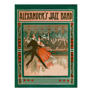 Art Deco Notenblattcover Poster