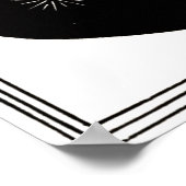 Art Deco/Nouveau ~ Das Schwarze Kap von Beardsley Poster (Ecke)