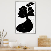 Art Deco/Nouveau ~ Das Schwarze Kap von Beardsley Poster (Küche)
