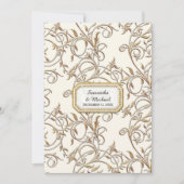 Art Deco Nouveau Elegante Einladung (Vorderseite)