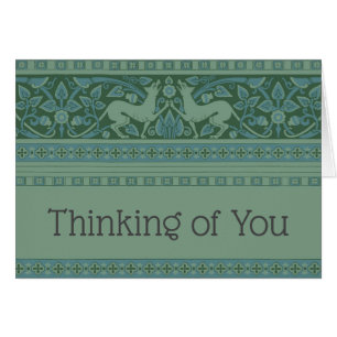 Art Deco Nouveau Hund Natur Tiermuster