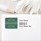 Art Deco Nouveau Hund Natur Tiermuster (Insitu)