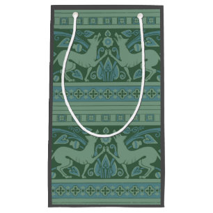 Art Deco Nouveau Hund Natur Tiermuster Kleine Geschenktüte