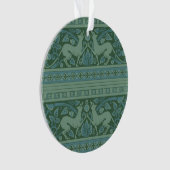 Art Deco Nouveau Hund Natur Tiermuster Ornament (Vorderseite)