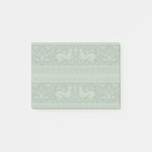 Art Deco Nouveau Hund Natur Tiermuster Post-it Klebezettel