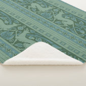 Art Deco Nouveau Hund Natur Tiermuster Sherpadecke (3/4)