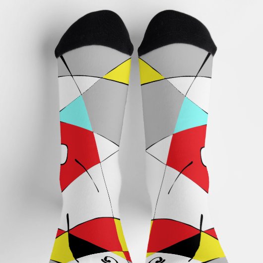 Art Deco Nr. 2 Socken (Oben)