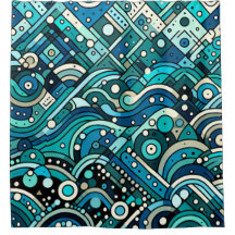 Art Deco Ocean Waves