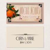 Art Deco Onkel John's Orangenkekse bevorzugen | Er (Vorne & Hinten)