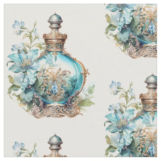Art Deco Opulence Duftflasche Stoff (Nahaufnahme)