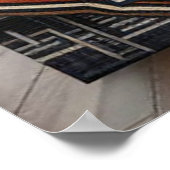 Art Deco Opulence Geometric Patterns I HER_XHU_001 Poster (Ecke)