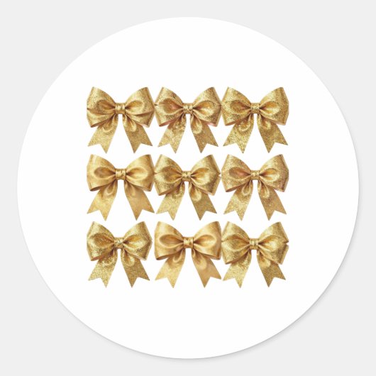 Art Deco Opulence Geometric Patterns Runder Aufkleber (Vorderseite)