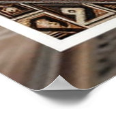 Art Deco Opulence Geometric Patterns V HER_XHU_001 Poster (Ecke)