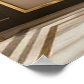 Art Deco Opulence GeometricPatternsVIIIHER_XHU_001 Poster (Ecke)